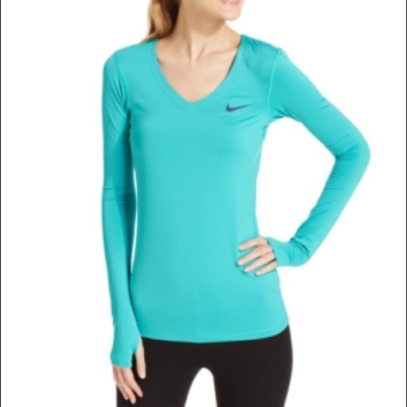 Nike Pro | Teal Dri-Fit Top - Picture 1 of 11